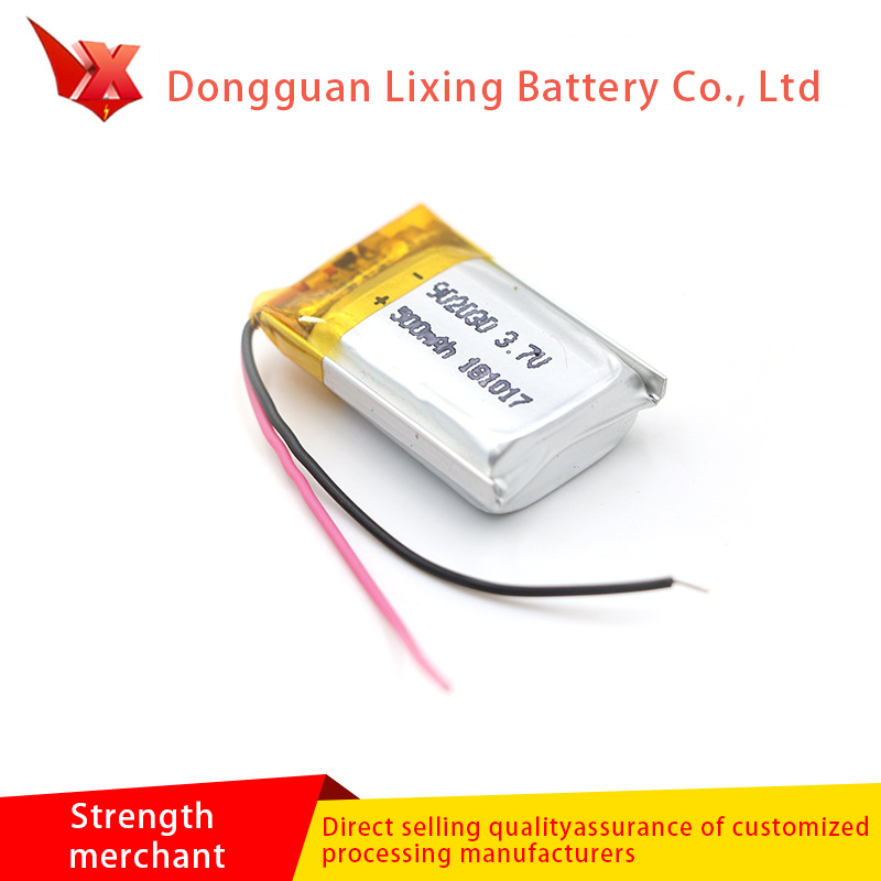 Rapport de vente direct du fabricant avec Batterie au lithium CB 902030 Protection de l\'environnement Batterie au lithium de la batterie de grande capacité 500mAh Batterie de polymère