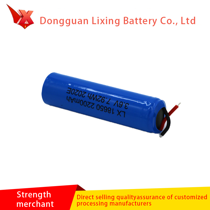Ventes d\'usine 18650 Lithium 2200mAh Batterie électrique de la batterie de charge 3.7V de la batterie solaire de la cellule de charge a une certification UN38
